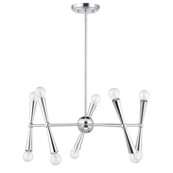 Track lighting for highlighting kitchen cabinets10-Light Chandelier