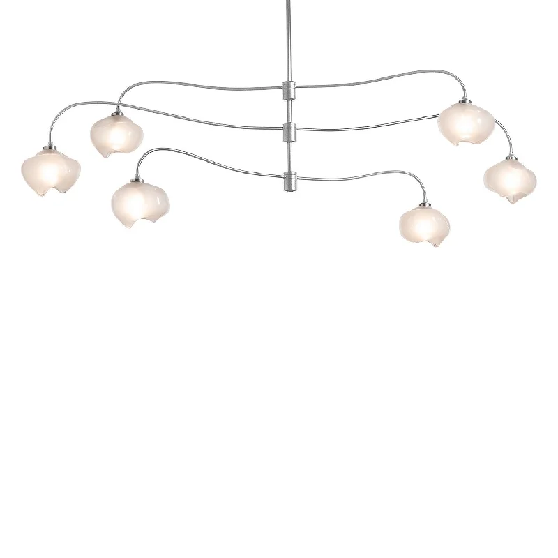 Industrial Lighting for Metal Fabrication ShopsUme Six Light Pendant