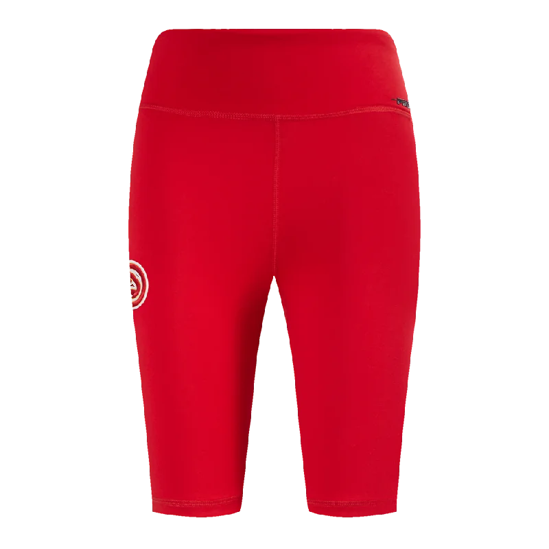 NBA ATLANTA HAWKS CLASSIC WOMEN'S BIKE SHORT (RED)