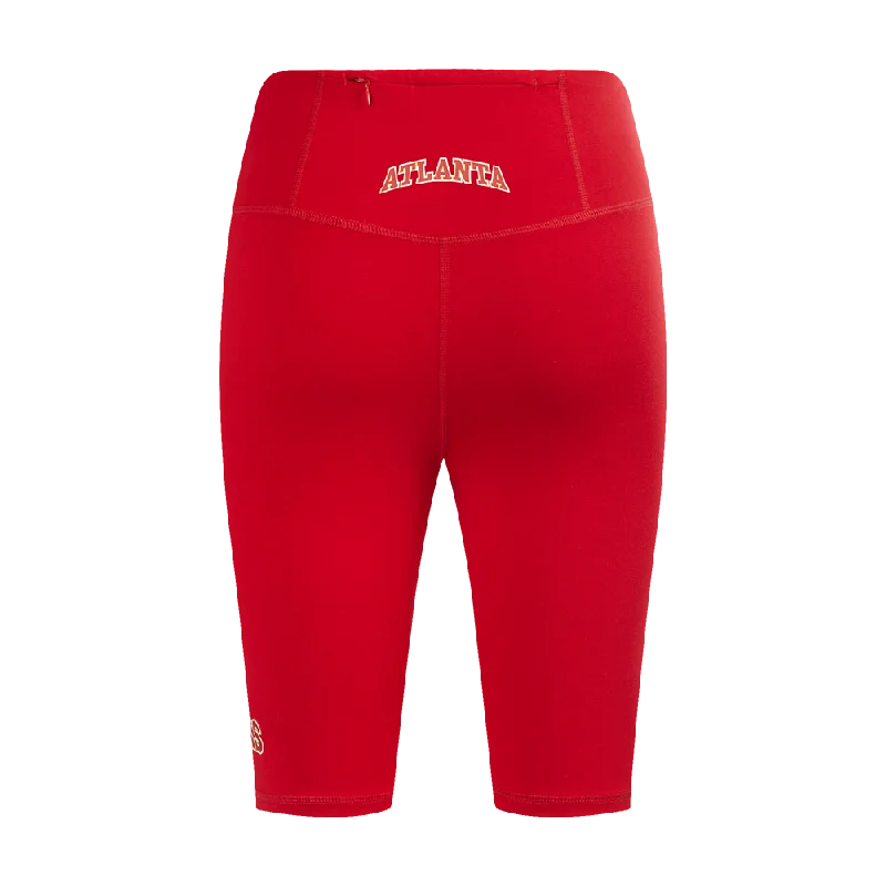 NBA ATLANTA HAWKS CLASSIC WOMEN'S BIKE SHORT (RED)