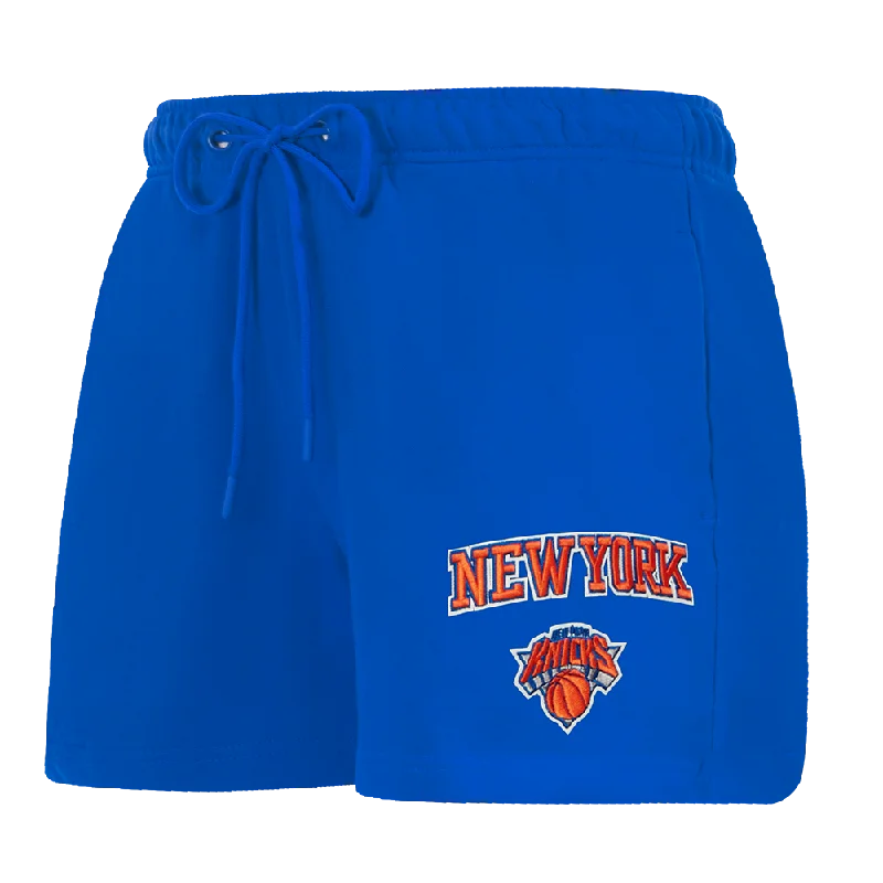 NBA NEW YORK KNICKS CLASSIC WOMEN'S FLC SHORT (ROYAL BLUE)