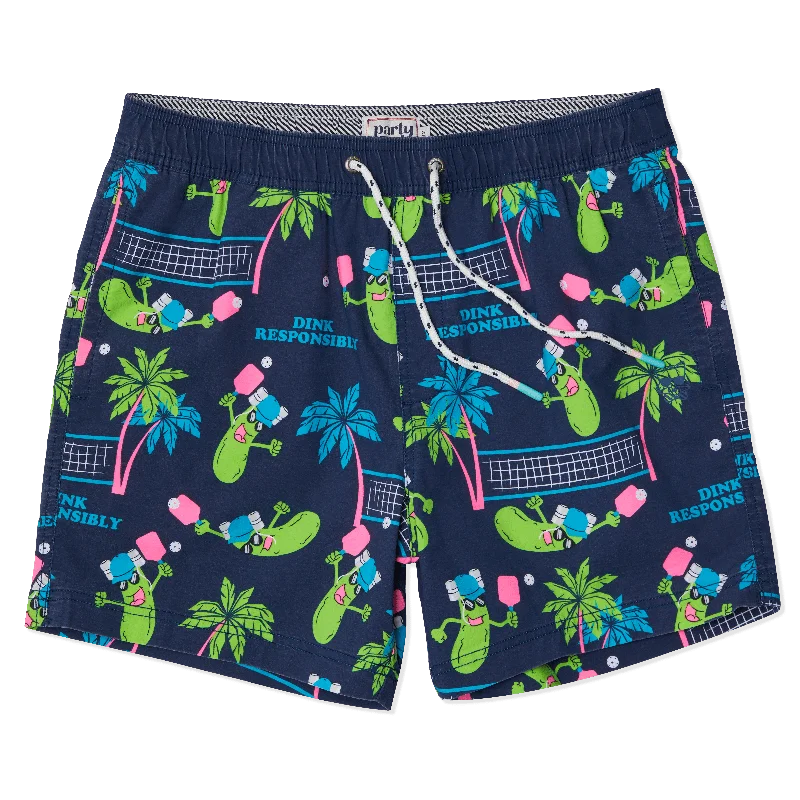 DINK RESPONSIBLY PARTY STARTER SHORT - NAVY