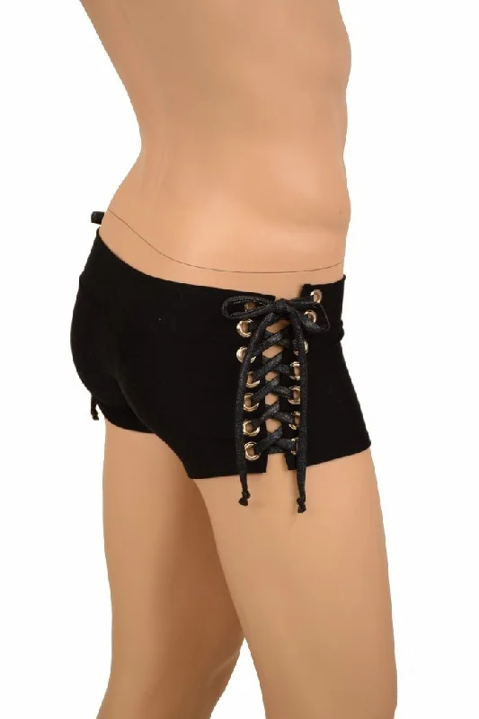 Mens Lowrise Aruba Lace Up Shorts