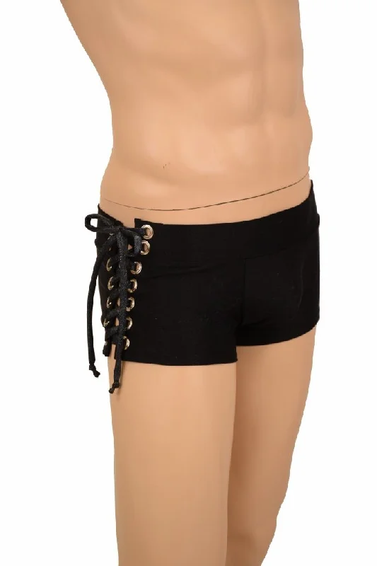 Mens Lowrise Aruba Lace Up Shorts