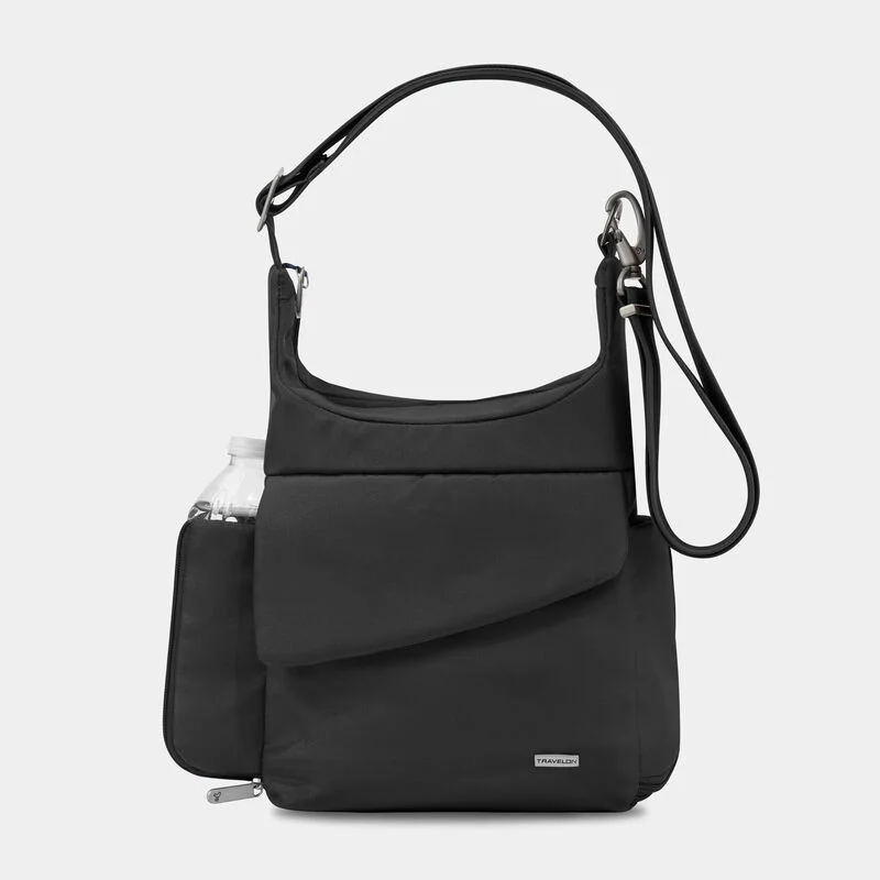 Hanging Travel Toiletry Bags with Multiple Pockets in TealTravelon Anti-Theft RFID Classic Messenger Security Crossbody