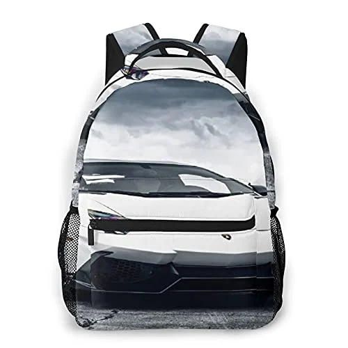 Travel Shoe Bags in Polyester with Ventilation Holes in KhakiCasual Backpack,Luxury Sports Car,Business Daypack Schoolbag For Men Women Teen