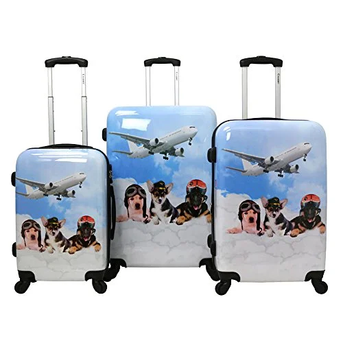 Foldable Travel Laundry Bags in Floral Print for Keeping Clothes OrganizedCHARIOT CHD-23 Pilots 3 Piece Luggage Set