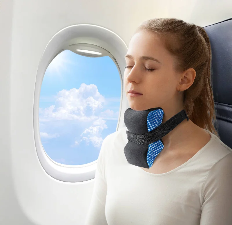 Travel Neck Pillow Covers in Soft Fleece in Gray for ComfortCloudz Travel Cozy Chin Support & Headrest Cushion Travel Neck Pillow Covers in Soft Fleece in Gray for ComfortCloudz Travel Cozy Chin Support & Headrest Cushion
