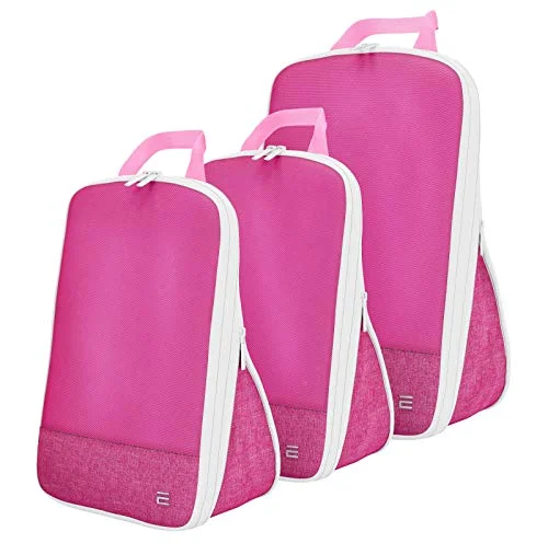 Travel Shoe Bags in Polyester with Ventilation Holes in KhakiCompression Luggage Cubes for Traveling, Travel Organizer, Packing Travel Organizer Set of 3pcs Cube Bags, Unique & Lovely Design, Durable Quality, Perfect as a Gift (Rose) Travel Shoe Bags in Polyester with Ventilation Holes in KhakiCompression Luggage Cubes for Traveling, Travel Organizer, Packing Travel Organizer Set of 3pcs Cube Bags, Unique & Lovely Design, Durable Quality, Perfect as a Gift (Rose)