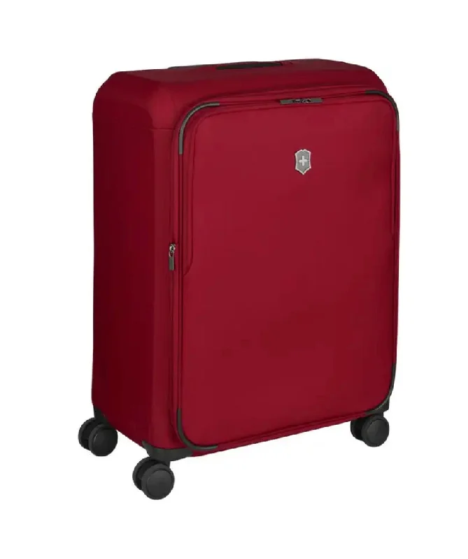 Travel Neck Pillow Covers in Soft Fleece in Gray for ComfortVictorinox Connex 28” Large Softside Checked Spinner (Red)