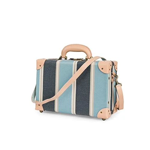 Compression Packing Cubes in Black and White for Saving Luggage SpaceCOTRUNKAGE Small 12" Women Canvas Carry On Luggage Cosmetic Bag for Girls (Sky Blue, 12") Compression Packing Cubes in Black and White for Saving Luggage SpaceCOTRUNKAGE Small 12" Women Canvas Carry On Luggage Cosmetic Bag for Girls (Sky Blue, 12")