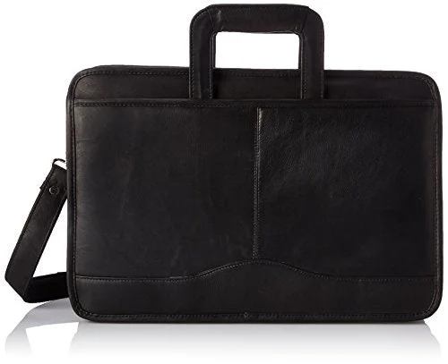 Leather - Trimmed Travel Laptop Sleeves in Burgundy for ProtectionDavid King & Co. Triple Gusset Drop Handle, Black, One Size Leather - Trimmed Travel Laptop Sleeves in Burgundy for ProtectionDavid King & Co. Triple Gusset Drop Handle, Black, One Size