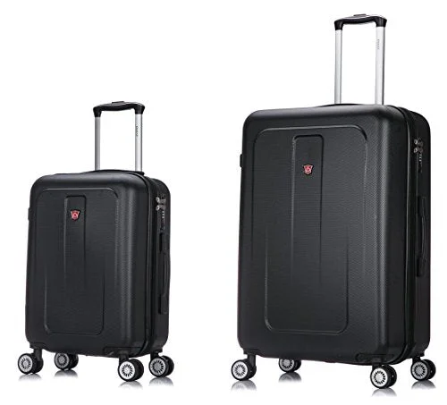 Waterproof Travel Duffel Bag Covers in Black for Protecting Your LuggageDUKAP Crypto Lightweight Hardside 2 Piece Set 20'' and 28'' inch - Black Waterproof Travel Duffel Bag Covers in Black for Protecting Your LuggageDUKAP Crypto Lightweight Hardside 2 Piece Set 20'' and 28'' inch - Black