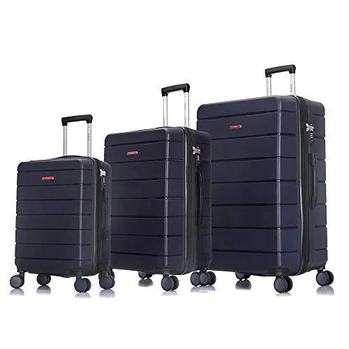 Compression Packing Cubes in Black and White for Saving Luggage SpaceDUKAP Definity Lightweight Hardside 3 piece set 20''/24''/28'' Navy Blue Compression Packing Cubes in Black and White for Saving Luggage SpaceDUKAP Definity Lightweight Hardside 3 piece set 20''/24''/28'' Navy Blue