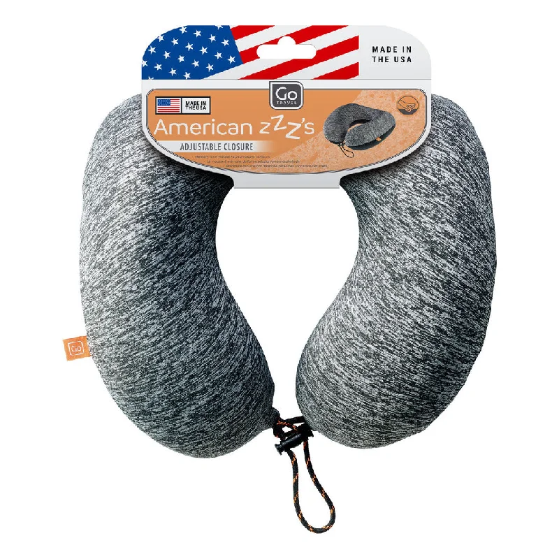 Hanging Travel Toiletry Bags with Multiple Pockets in TealGo Travel American ZZZs Travel Pillow (Made in USA)