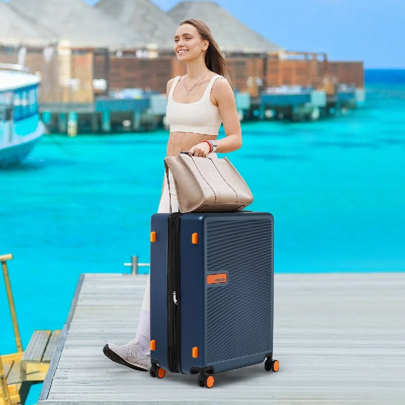 Travel Jewelry Organizers in Velvet with Multiple Compartments in PurpleHardside Luggage Spinner Suitcase Sets w/ TSA Lock, Navy Blue Travel Jewelry Organizers in Velvet with Multiple Compartments in PurpleHardside Luggage Spinner Suitcase Sets w/ TSA Lock, Navy Blue