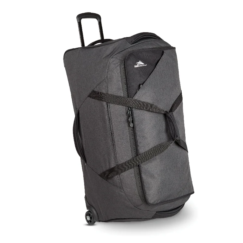 Lightweight Nylon Travel Organizer Pouches in Multicolor for Neat PackingHigh Sierra Forester Collection 34" Wheeled Duffle - Black Heather/Black