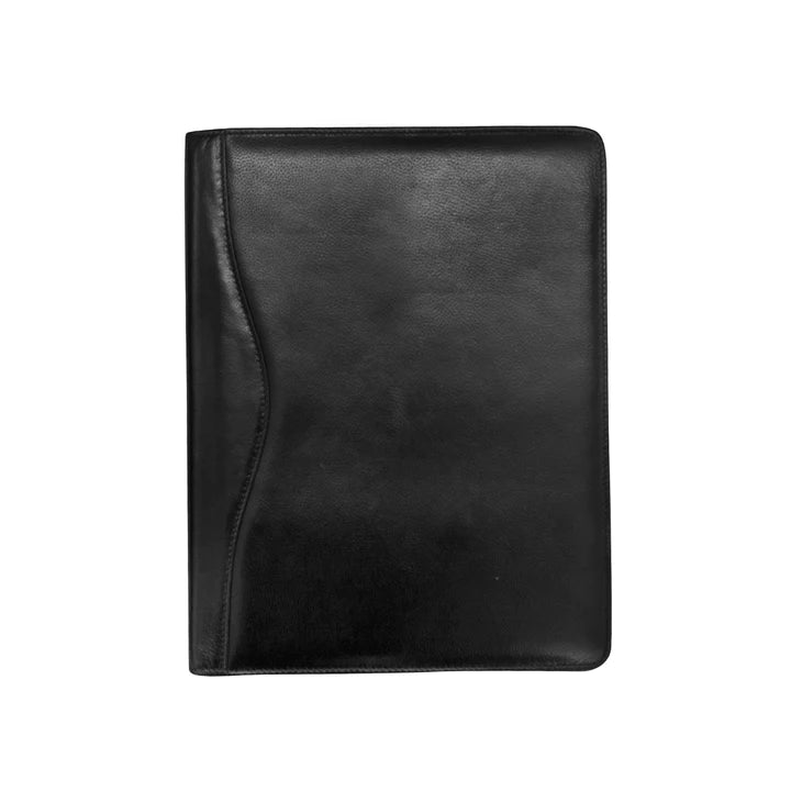 Leather - Trimmed Travel Laptop Sleeves in Burgundy for Protectionili New York Leather Zip Around Portfolio- 6311