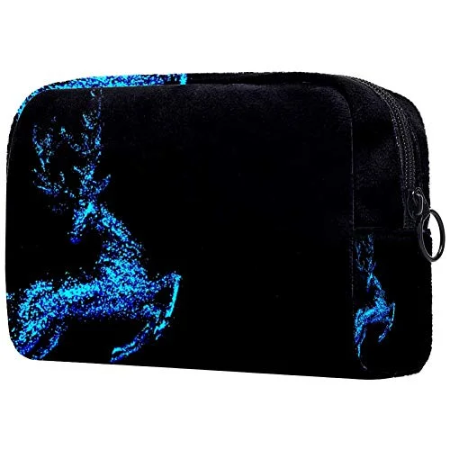 Travel - Size Toiletry Bottles with Leak - Proof Caps in ClearLEVEIS Starlight Deer Makeup Bag Cosmetic Bags Toiletry Travel Organizer for Women, Portable Storage Organzier for Cosmetics, Make Up Tools, Toiletries