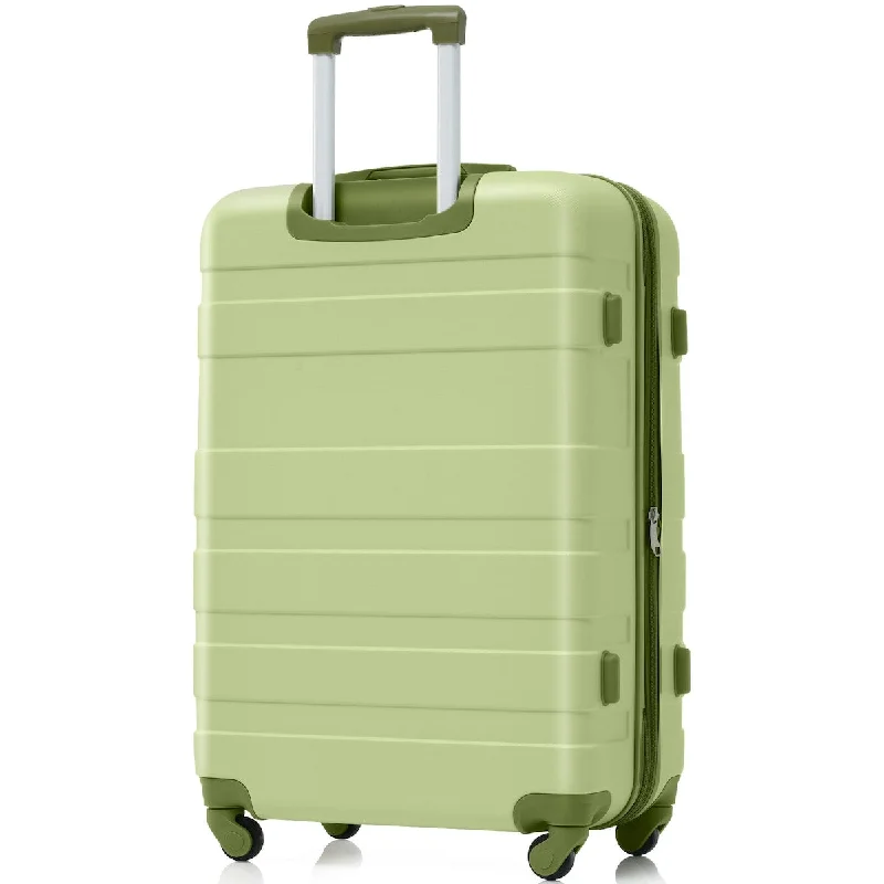 Travel Bag ID Card Holders in Clear Vinyl with LanyardsLightweight Carry On Hardside Luggage Suitcase Sets w/ TSA Lock, Green Travel Bag ID Card Holders in Clear Vinyl with LanyardsLightweight Carry On Hardside Luggage Suitcase Sets w/ TSA Lock, Green