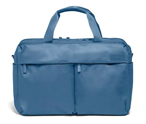 Compact Travel Umbrella Pouches in Navy Blue for Easy StorageLipault - City Plume 24H Bag - Top Handle Shoulder Overnight Travel Weekender Duffel Luggage for Women - Steel Blue