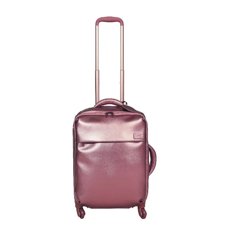 Compression Packing Cubes in Black and White for Saving Luggage SpaceMiss Plume 22" Spinner