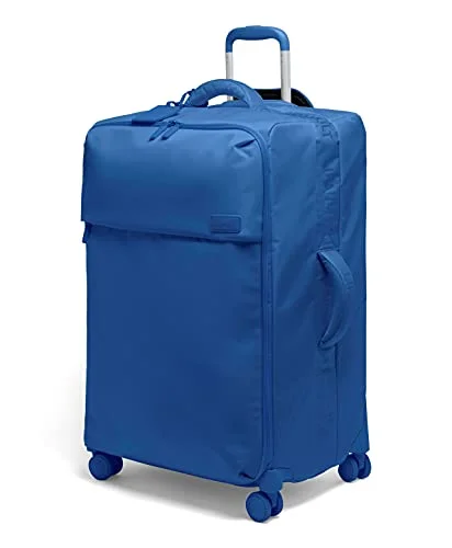 Women's Travel Makeup Bags with Mirror in Pink and BlackLipault - Plume Packing Case Long Trip Spinner Luggage for Women - Cobalt Blue