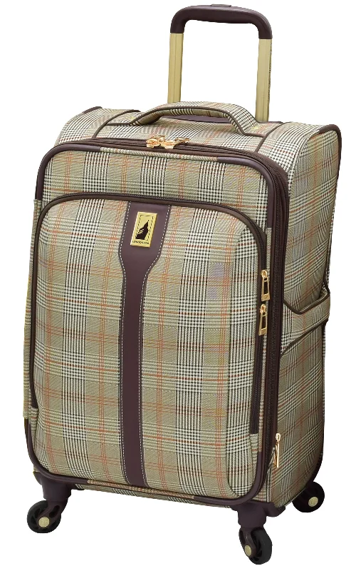 Monogrammed Leather Luggage Tags in Brown for a Personalized TouchKnightsbridge 21" Spinner Carry-On Luggage Monogrammed Leather Luggage Tags in Brown for a Personalized TouchKnightsbridge 21" Spinner Carry-On Luggage