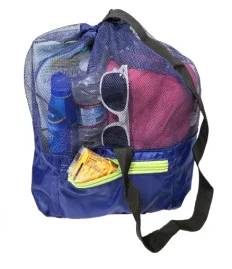 Travel Shoe Bags in Polyester with Ventilation Holes in KhakiSmooth Trip Mesh Vacation Bag