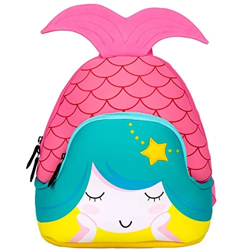 Moonmo Toddler Kids Waterproof Pre School Bag Cute 3D Animal Children School Backpack (Mermaid Pink) Moonmo Toddler Kids Waterproof Pre School Bag Cute 3D Animal Children School Backpack (Mermaid Pink)