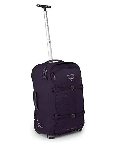 Travel Bag ID Card Holders in Clear Vinyl with LanyardsOsprey Packs Fairview 36 Women's Wheeled Luggage, Amulet Purple