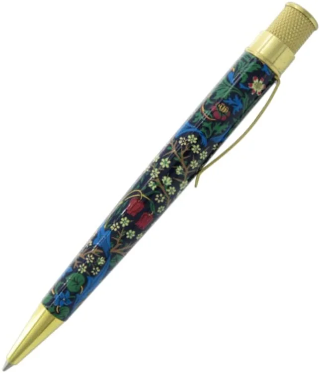 Foldable Travel Laundry Bags in Floral Print for Keeping Clothes OrganizedRetro 51 The Metropolitan Museum - William Morris's Blackthorn Rollerball Pen