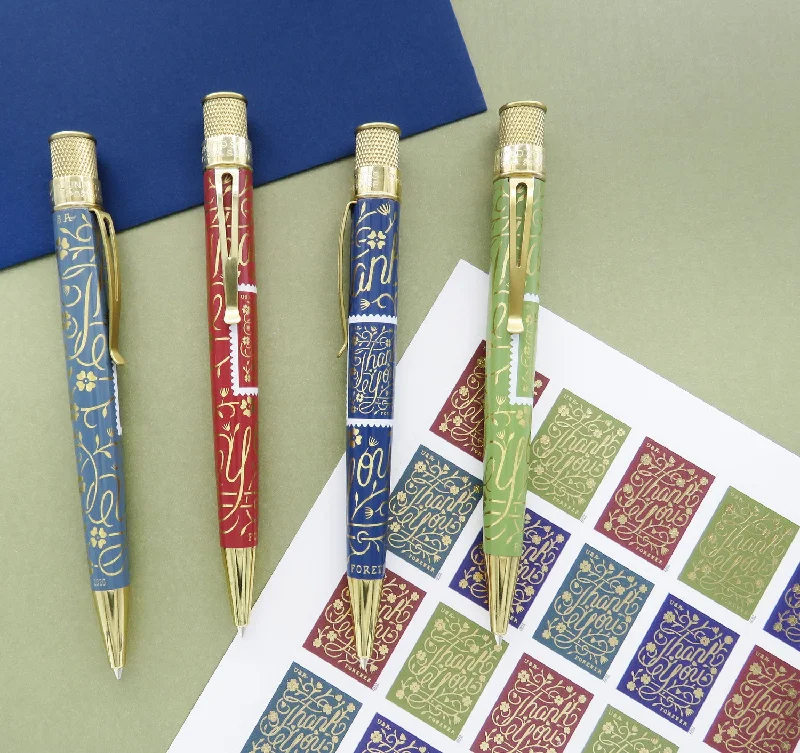Travel - Size Toiletry Bottles with Leak - Proof Caps in ClearRetro 51 Officially Licensed United States Postal Service "Thank You" Stamp Rollerball Pen Travel - Size Toiletry Bottles with Leak - Proof Caps in ClearRetro 51 Officially Licensed United States Postal Service "Thank You" Stamp Rollerball Pen