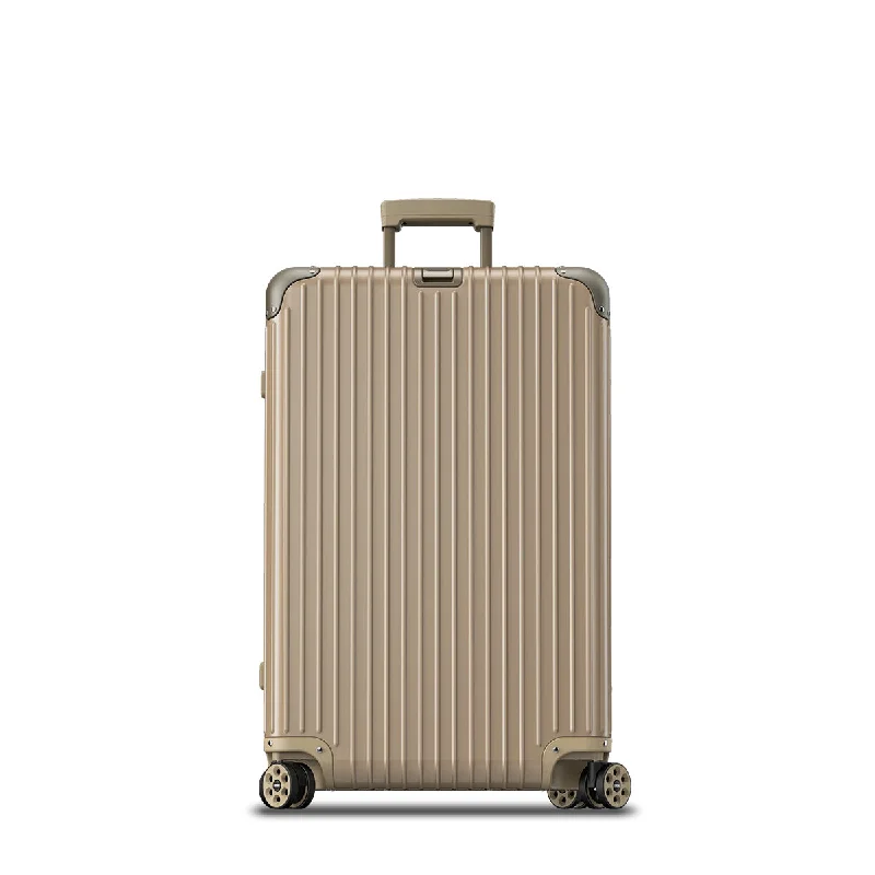Travel - Size Toiletry Bottles with Leak - Proof Caps in ClearTopas Titanium 30" Multiwheel Electronic Tag