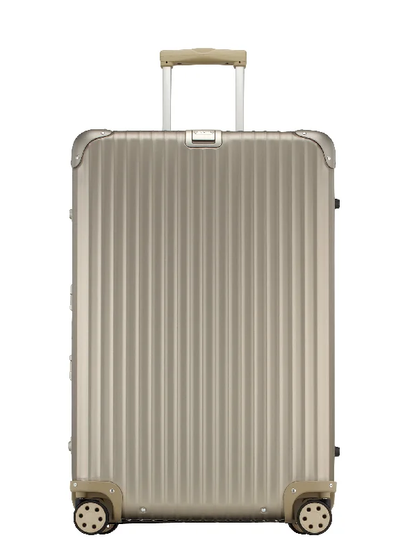 Travel Shoe Bags in Polyester with Ventilation Holes in KhakiTopas Titanium 30" Multiwheel