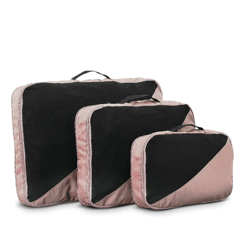 Anti - Theft Crossbody Travel Bags with RFID Protection in Gray for City TripsSamsonite 3-Piece Compression Packing Cube Set Anti - Theft Crossbody Travel Bags with RFID Protection in Gray for City TripsSamsonite 3-Piece Compression Packing Cube Set