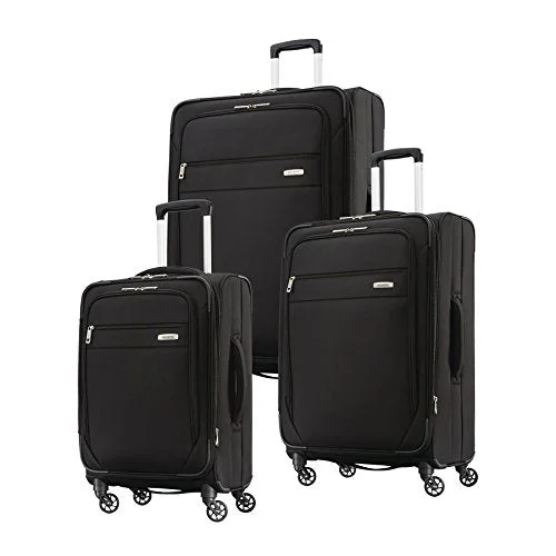 Women's Travel Makeup Bags with Mirror in Pink and BlackSamsonite Advena 3-Piece Set (20", 25", 29" Spinners) (Black) Women's Travel Makeup Bags with Mirror in Pink and BlackSamsonite Advena 3-Piece Set (20", 25", 29" Spinners) (Black)