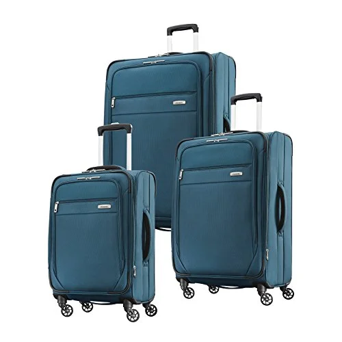 Women's Travel Makeup Bags with Mirror in Pink and BlackSamsonite Advena 3-Piece Set (20", 25", 29" Spinners) (Teal)