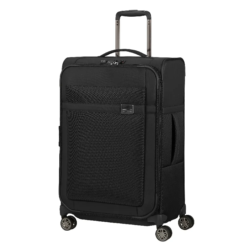 Compression Packing Cubes in Black and White for Saving Luggage SpaceSamsonite Airea Spinner Medium Luggage Compression Packing Cubes in Black and White for Saving Luggage SpaceSamsonite Airea Spinner Medium Luggage