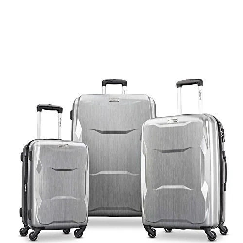 Leather - Trimmed Travel Laptop Sleeves in Burgundy for ProtectionSamsonite Pivot 3 Piece Set Brushed Silver Leather - Trimmed Travel Laptop Sleeves in Burgundy for ProtectionSamsonite Pivot 3 Piece Set Brushed Silver