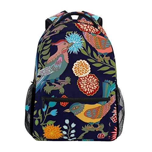 Travel Bag ID Card Holders in Clear Vinyl with LanyardsStylish Japanese Bird Backpack- Lightweight School College Travel Bags, ChunBB 16" x 11.5" x 8" Travel Bag ID Card Holders in Clear Vinyl with LanyardsStylish Japanese Bird Backpack- Lightweight School College Travel Bags, ChunBB 16" x 11.5" x 8"