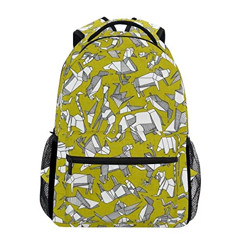 Lightweight Nylon Travel Organizer Pouches in Multicolor for Neat PackingStylish Japanese Paper Origami Backpack- Lightweight School College Travel Bags, ChunBB 16" x 11.5" x 8" Lightweight Nylon Travel Organizer Pouches in Multicolor for Neat PackingStylish Japanese Paper Origami Backpack- Lightweight School College Travel Bags, ChunBB 16" x 11.5" x 8"