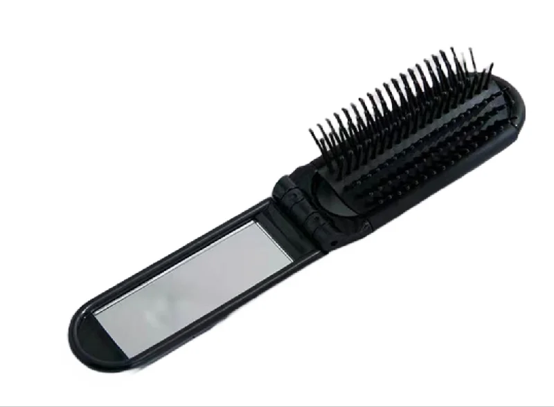 Women's Travel - Friendly Backpack Rain Covers in Transparent MaterialTravel Folding Hair Brush with Mirror