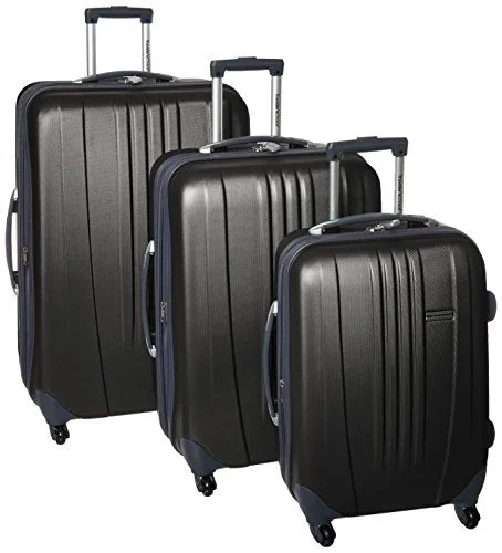 Traveler’S Choice Toronto 3-Piece Lightweight Expandable Spinner Set, Black (21"/25"/29") Traveler’S Choice Toronto 3-Piece Lightweight Expandable Spinner Set, Black (21"/25"/29")