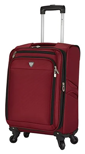Women's Travel - Friendly Backpack Rain Covers in Transparent MaterialTravelers Club Monterey Softside Spinner Luggage, Red, Carry-On 18-Inch