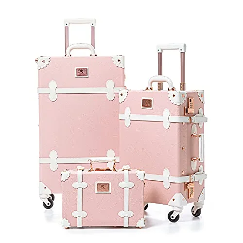 Travel Shoe Bags in Polyester with Ventilation Holes in KhakiUnitravel Vintage Luggage Set PU Leather Women Cute Suitcase with Handbag (Embossed Pink, 26in 20in 12in) Travel Shoe Bags in Polyester with Ventilation Holes in KhakiUnitravel Vintage Luggage Set PU Leather Women Cute Suitcase with Handbag (Embossed Pink, 26in 20in 12in)