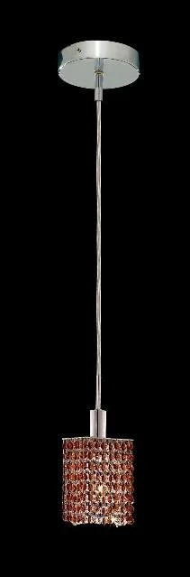 Chandeliers with Colored Glass for a Splash of ColorChandeliers with Colored Glass for a Splash of ColorZC121-1281D-R-S-TO/RC By Regency Lighting Mini Collection 1 Lights Pendant Chrome Finish