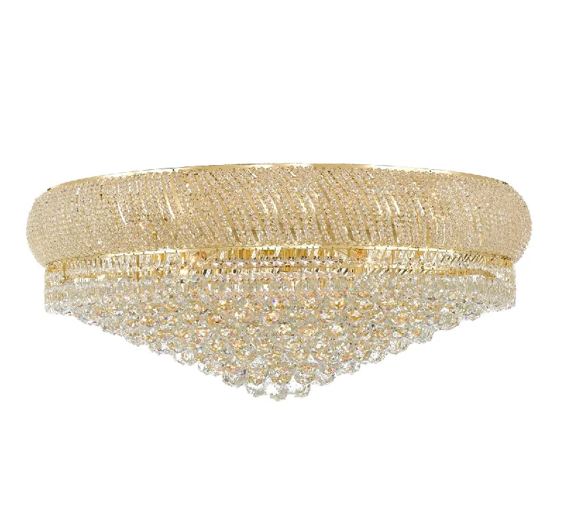 Small Chandeliers for Compact RoomsSmall Chandeliers for Compact RoomsNail Salon French Empire Crystal Flush Chandelier Chandeliers Lighting - Great for the Dining Room, Foyer, Entryway, Family Room, Bedroom, Living Room and More! H 20" W 36" 27 Lights - G93-FLUSH/CG/4196/27