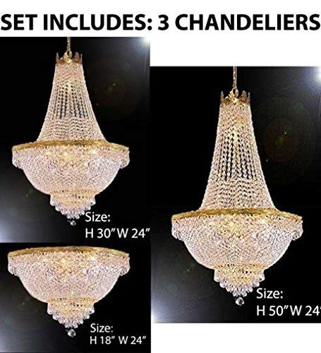 Mini Chandeliers for Adding Charm to Small SpacesMini Chandeliers for Adding Charm to Small SpacesSet of 3-1 French Empire Crystal Chandelier Lighting H50 X W24 & 1 French Empire Crystal Chandelier Lighting H30 X W24 & 1 French Empire Crystal Semi Flush Chandelier Chandeliers Lighting H18 X W24 - 1EA C7/CG/870/9+1EA 870/9+1EAFLUSH/870/9 Mini Chandeliers for Adding Charm to Small SpacesMini Chandeliers for Adding Charm to Small SpacesSet of 3-1 French Empire Crystal Chandelier Lighting H50 X W24 & 1 French Empire Crystal Chandelier Lighting H30 X W24 & 1 French Empire Crystal Semi Flush Chandelier Chandeliers Lighting H18 X W24 - 1EA C7/CG/870/9+1EA 870/9+1EAFLUSH/870/9