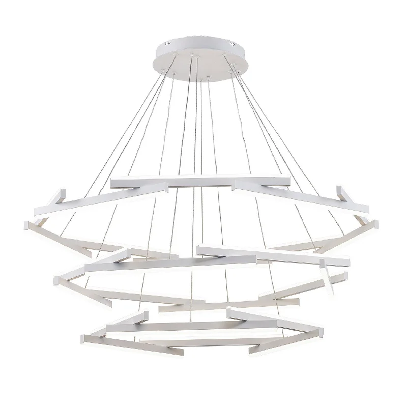 Oversized Chandeliers as a Statement Piece in Living RoomsOversized Chandeliers as a Statement Piece in Living RoomsTrans Globe Imports Celestia MDN-1567 WH Chandelier Light - White